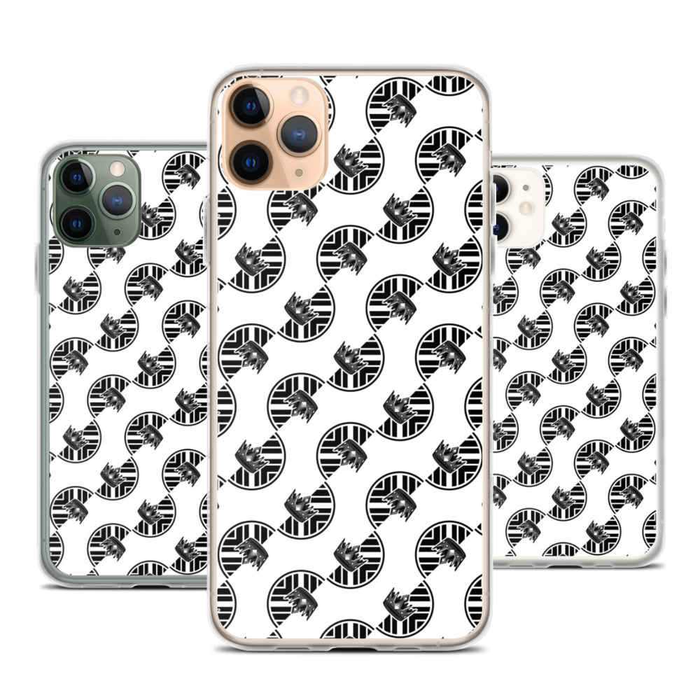 White Pattern iPhone Case