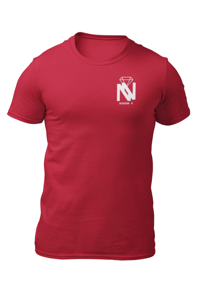 Nickson Small Red Softstyle T-Shirt
