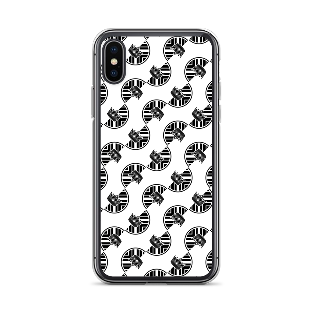 White Pattern iPhone Case