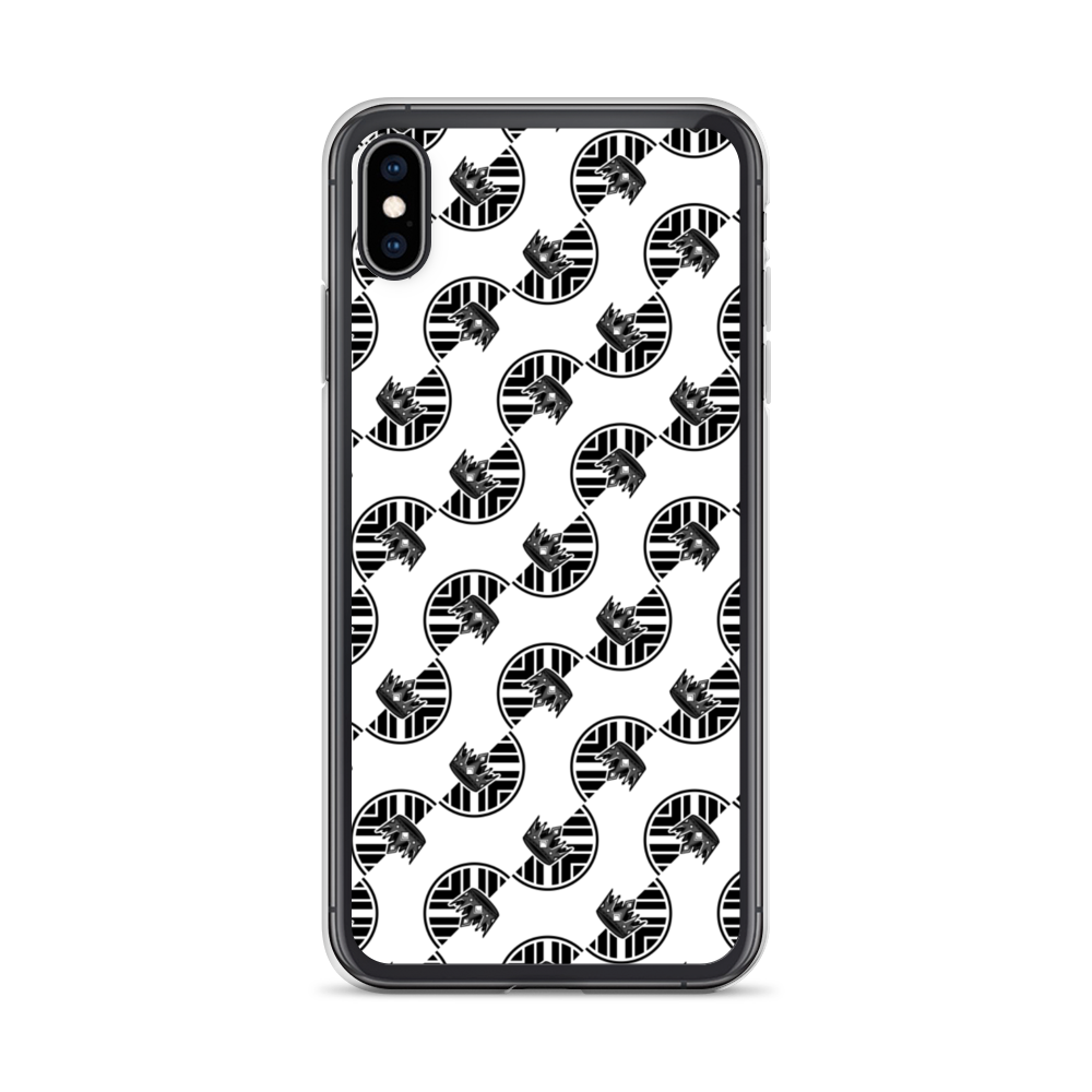 White Pattern iPhone Case