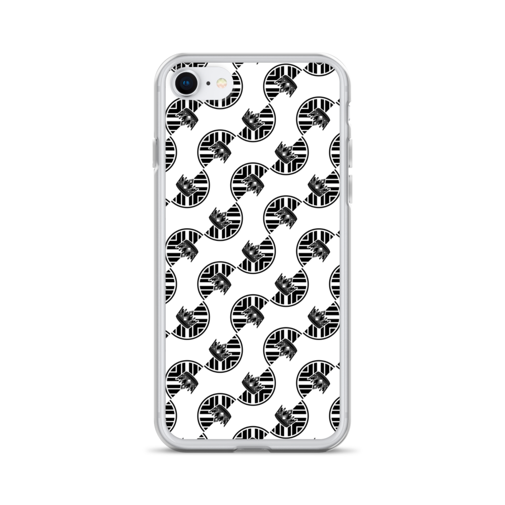 White Pattern iPhone Case