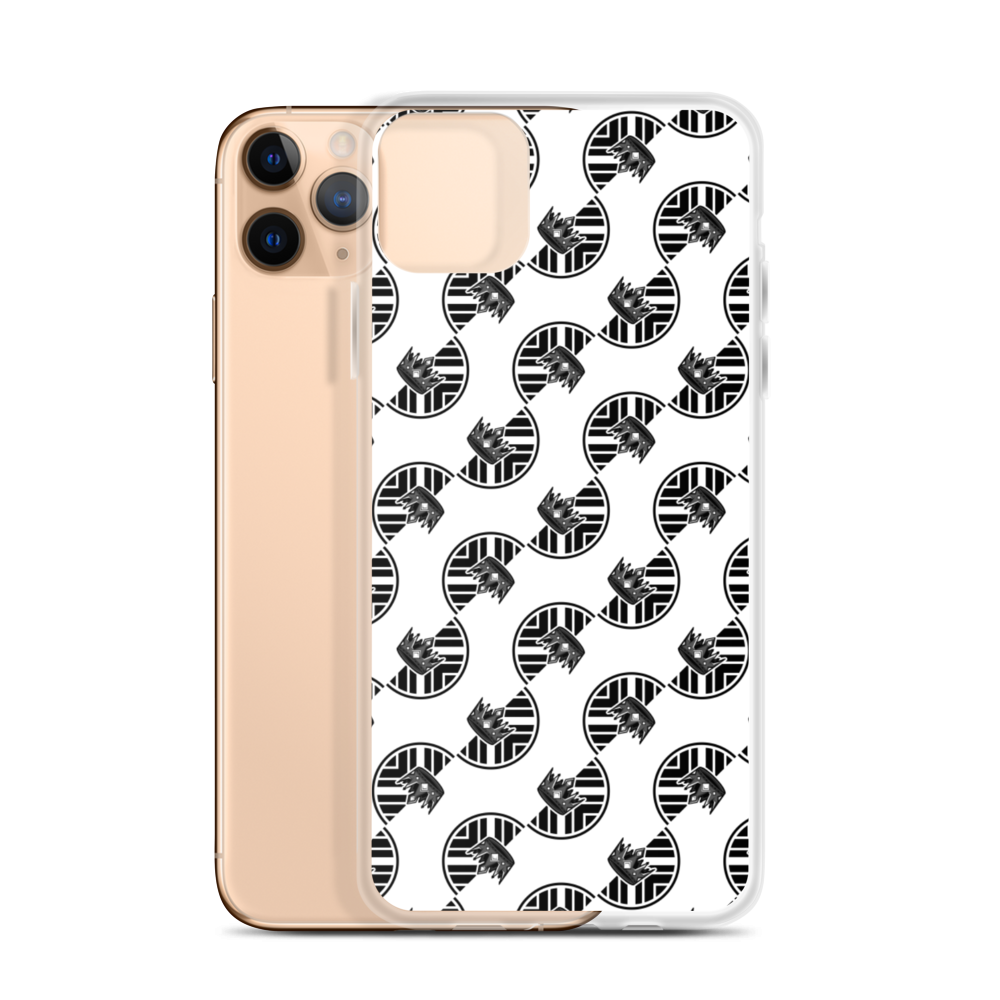 White Pattern iPhone Case