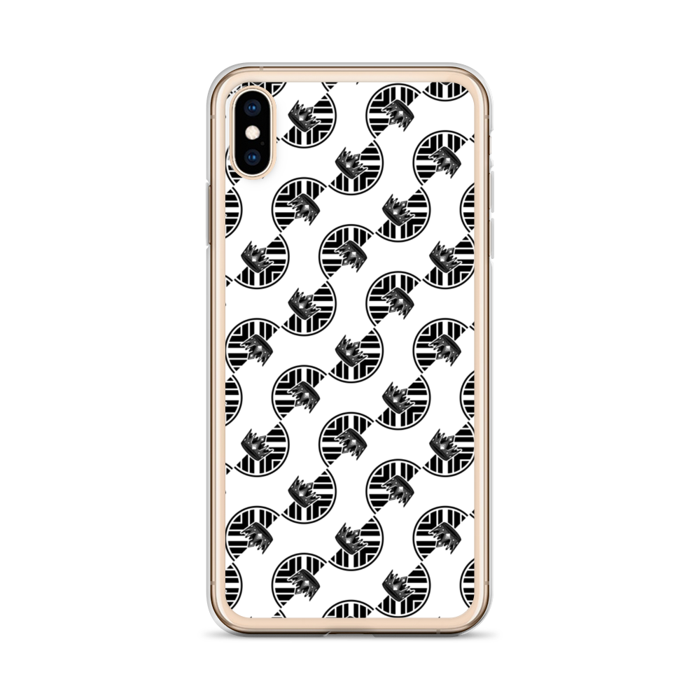 White Pattern iPhone Case