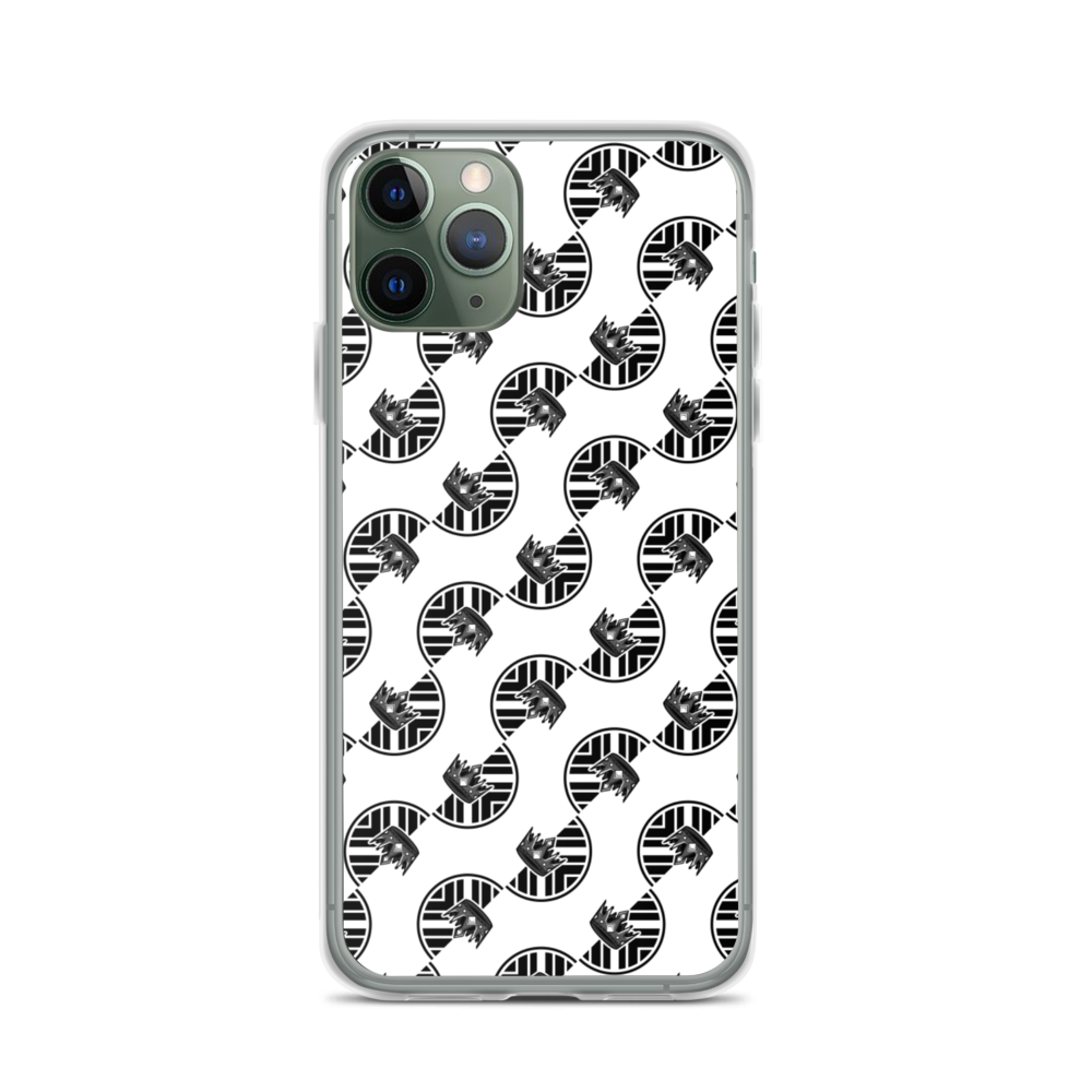 White Pattern iPhone Case