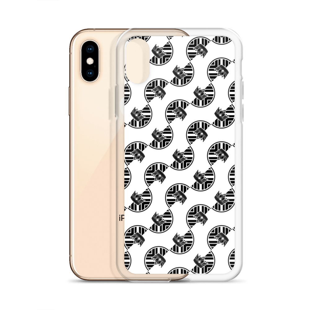 White Pattern iPhone Case