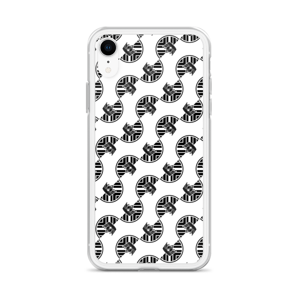 White Pattern iPhone Case