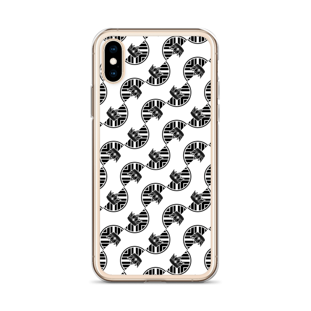 White Pattern iPhone Case