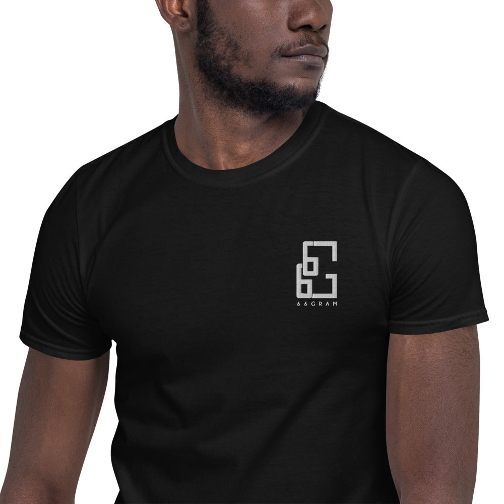 66 Gram - T Shirt Brodé Noir