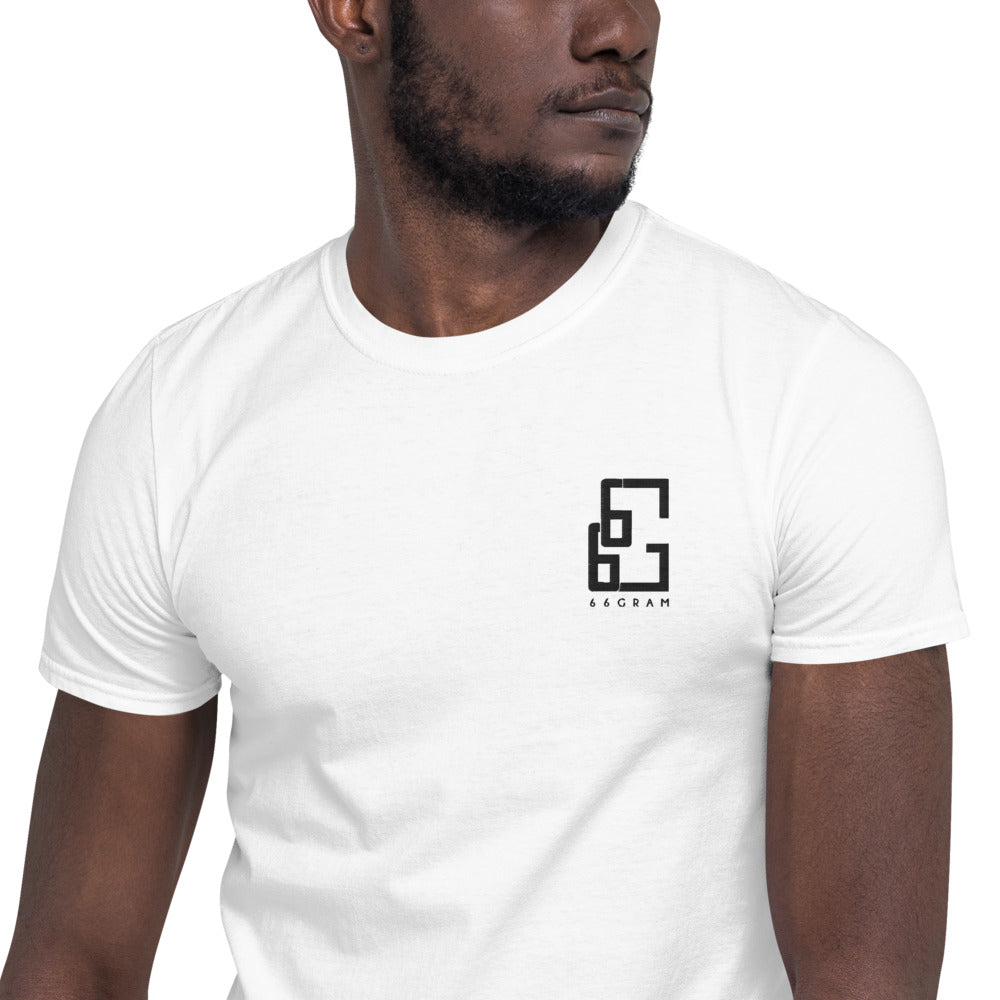 66 Gram - T Shirt Brodé Blanc