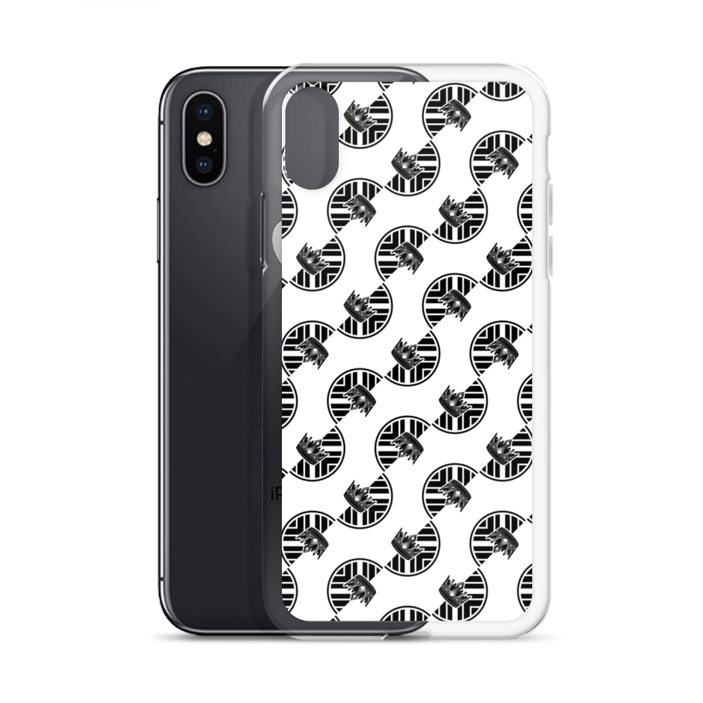 White Pattern iPhone Case