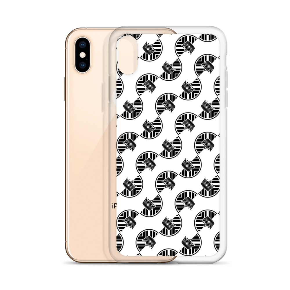 White Pattern iPhone Case