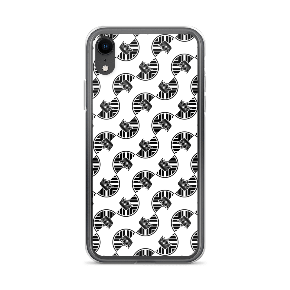 White Pattern iPhone Case