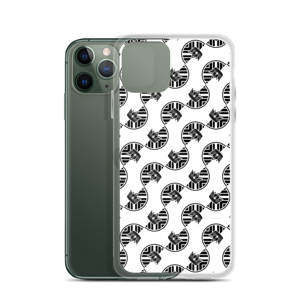 White Pattern iPhone Case