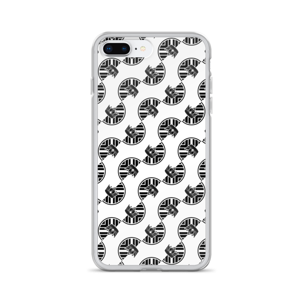 White Pattern iPhone Case