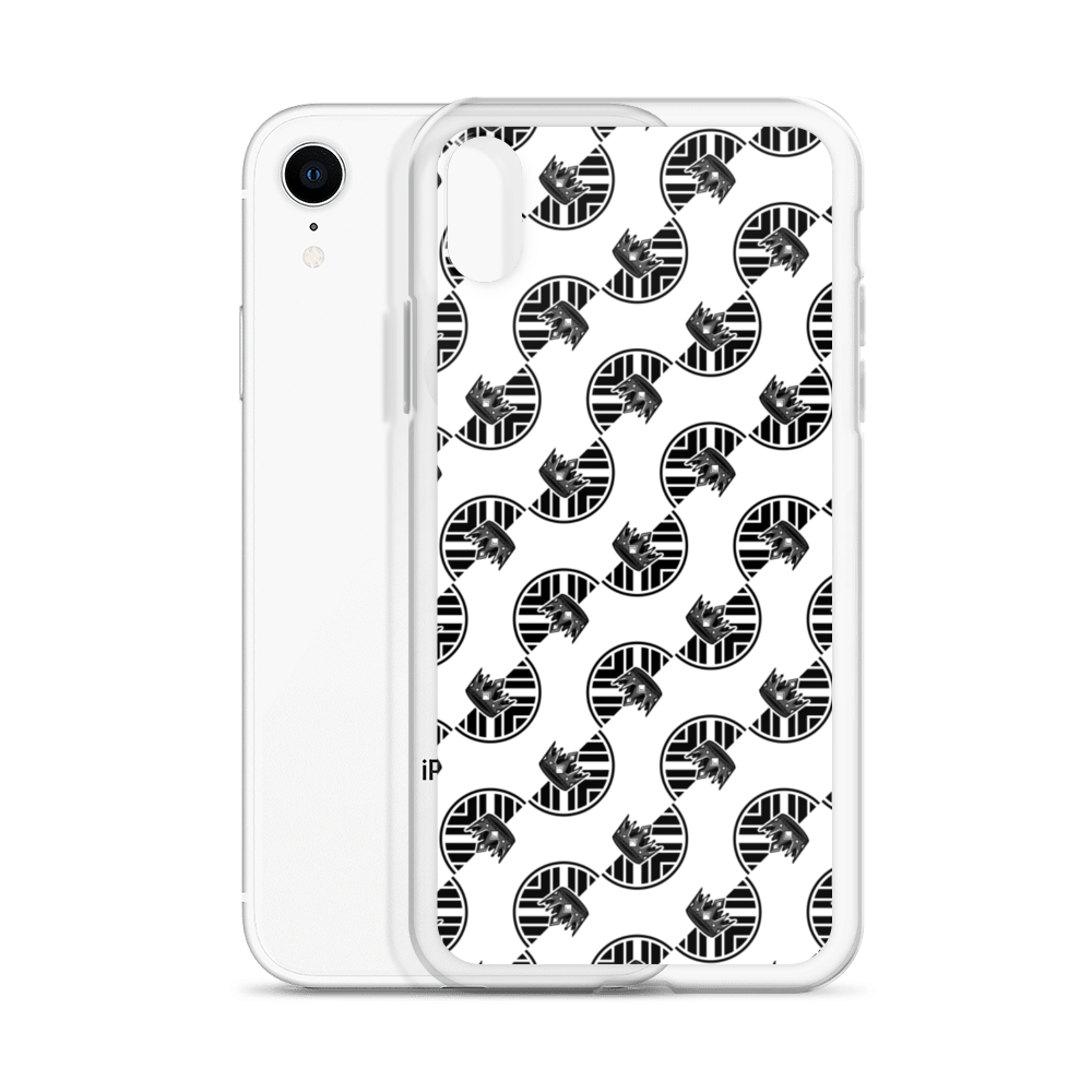 White Pattern iPhone Case