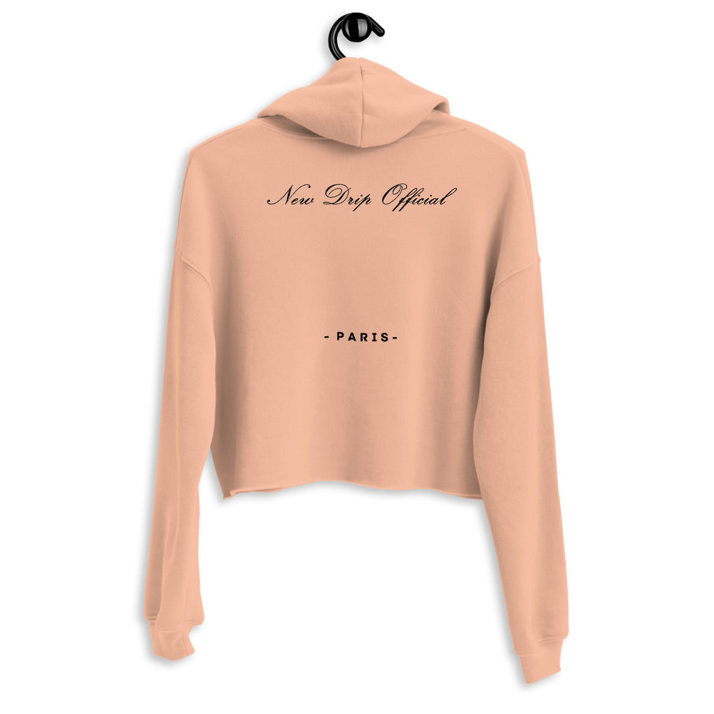 New Drip Official Paris - Crop Hoodie