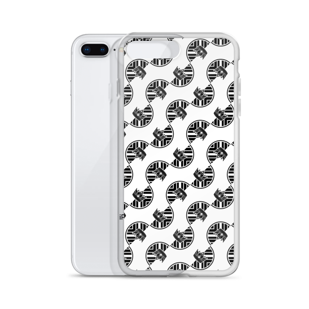 White Pattern iPhone Case