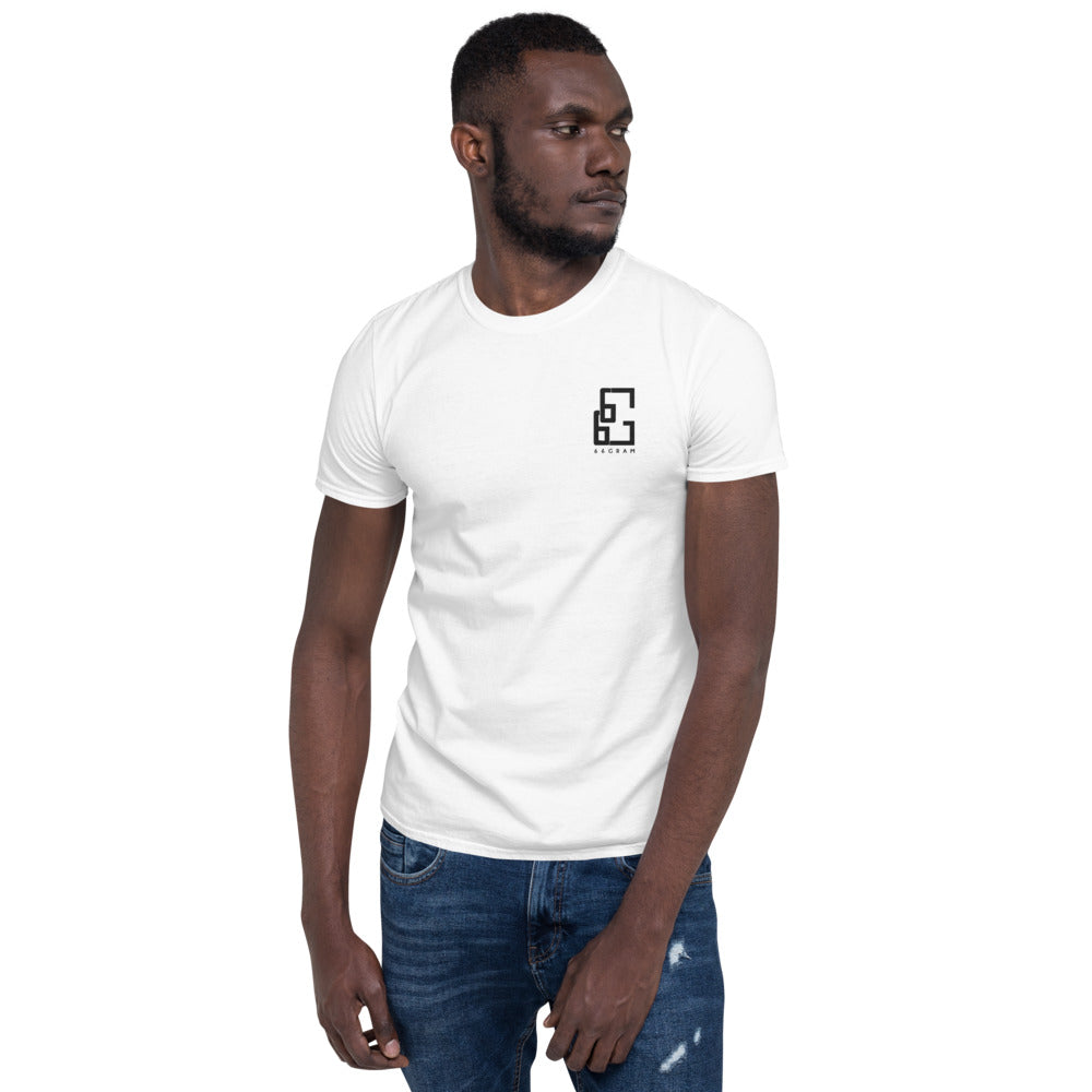 66 Gram - T Shirt Brodé Blanc