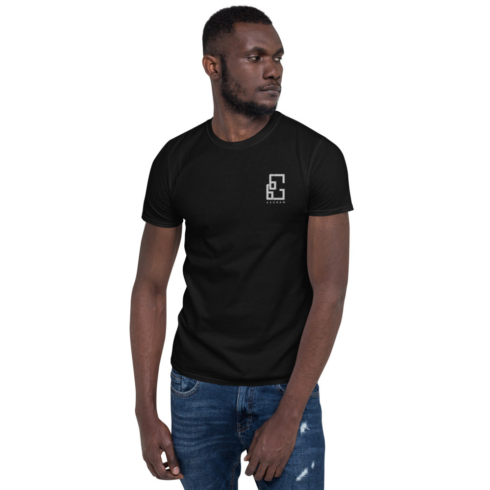 66 Gram - T Shirt Brodé Noir