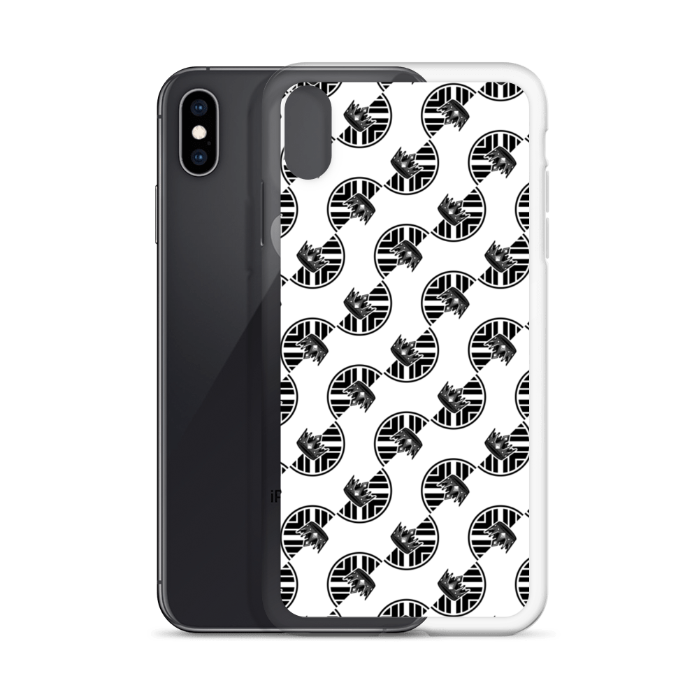 White Pattern iPhone Case