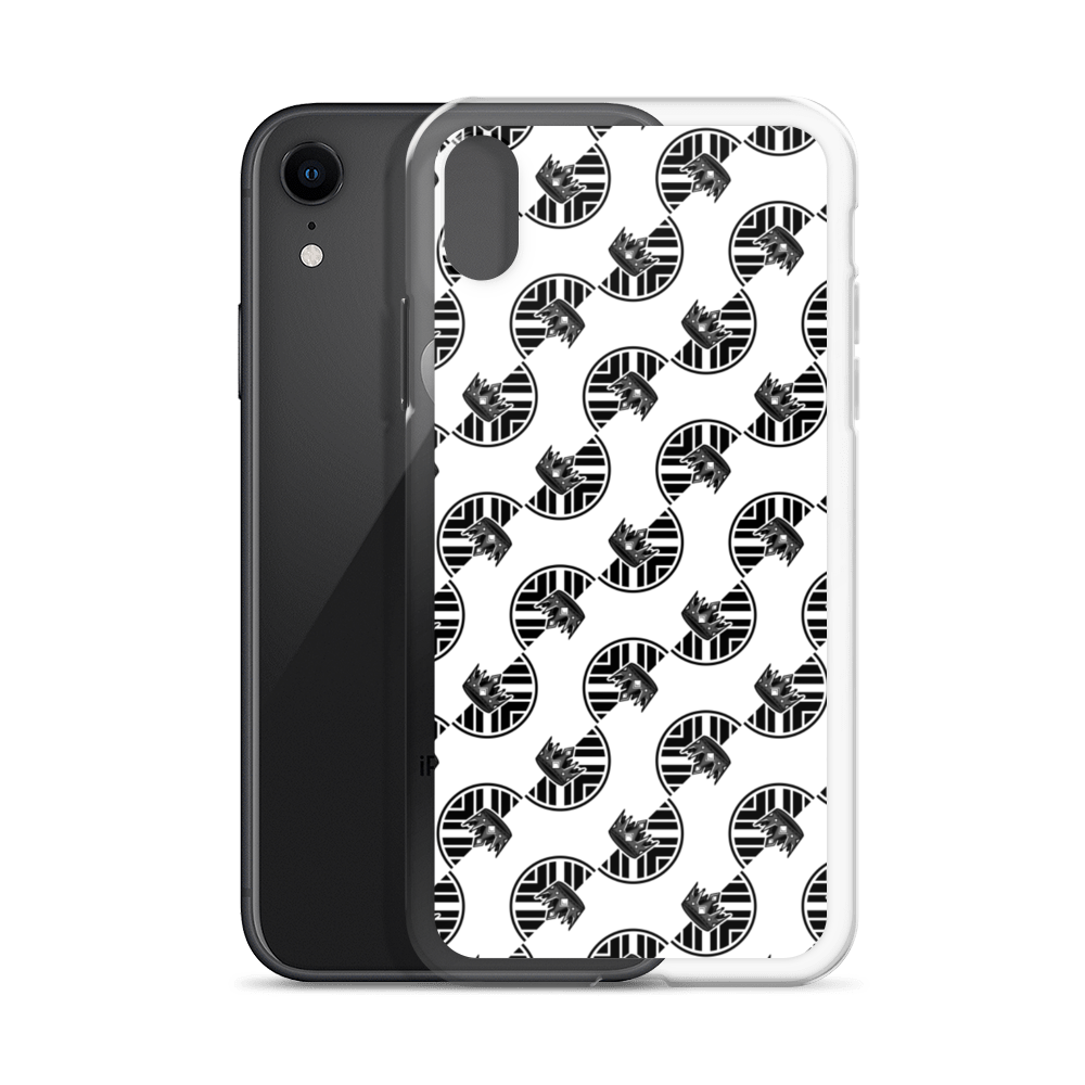 White Pattern iPhone Case