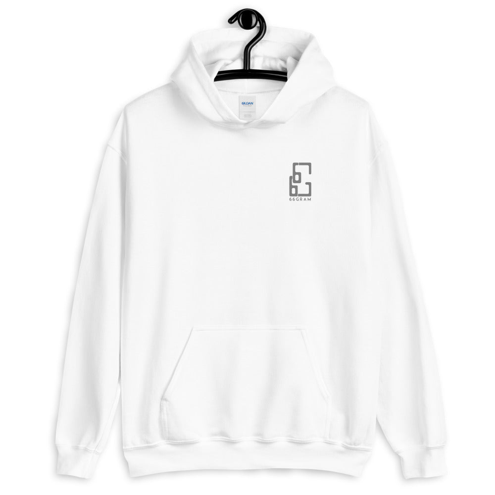 66 Gram White Hoodie